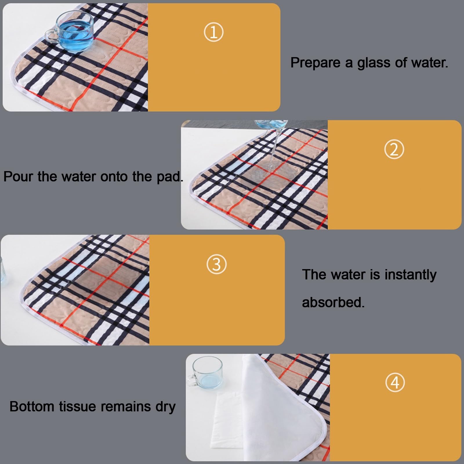 Gonna per Urina Riutilizzabili Traverse Letto Anziani per Adulti Donne Lavabile Telo Impermeabile Letto per Incontinenza La Vita Assistita Resistenti Cuscinetti per Pipì(150 * 200CM,Pink)