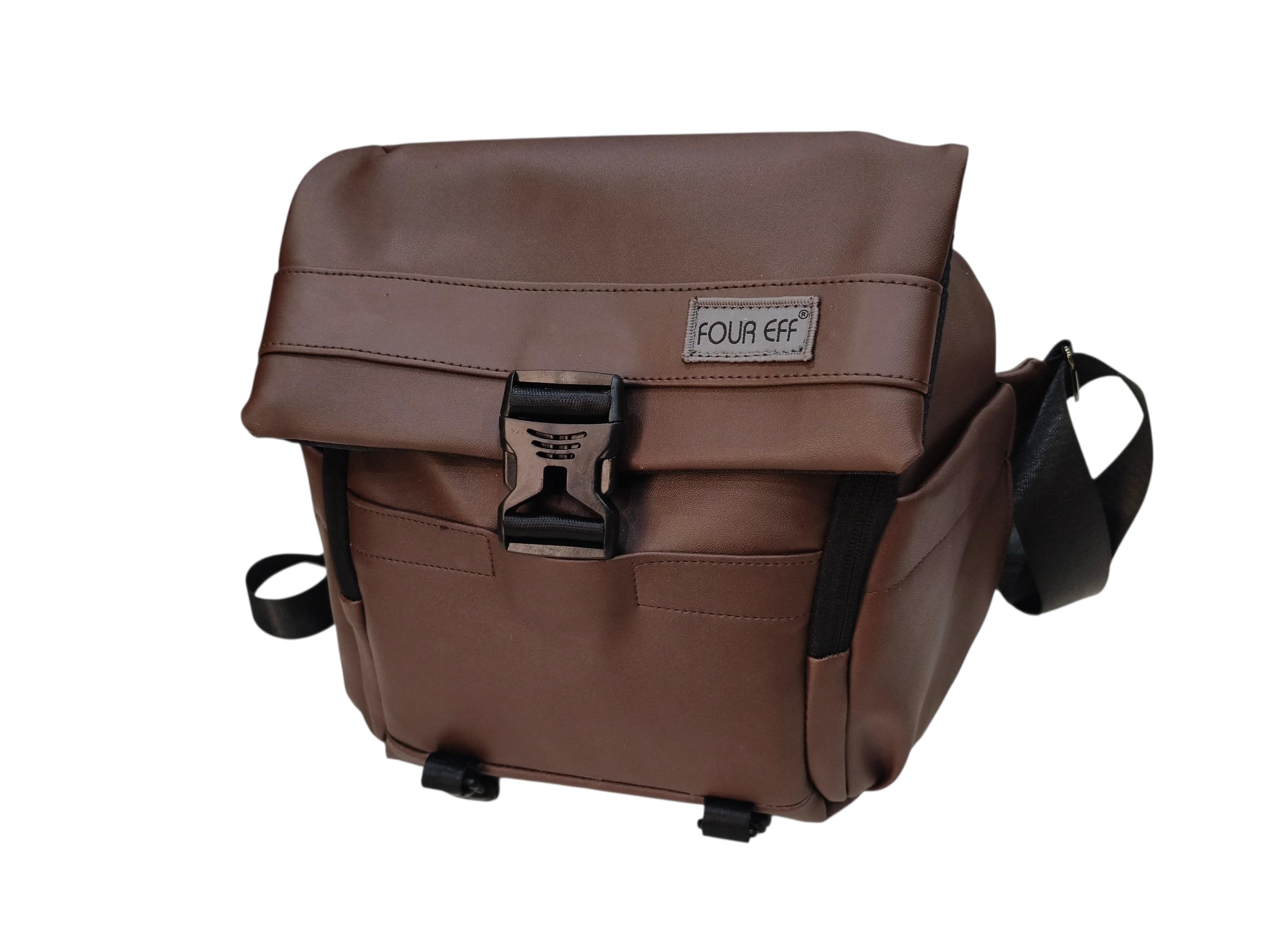 Water Resistant Camera Leather Bag/Case with Shoulder Strap Space for Photography Lens and Accessories SLR/DSLR Color Brown 12.5x10x6 inch-image-30