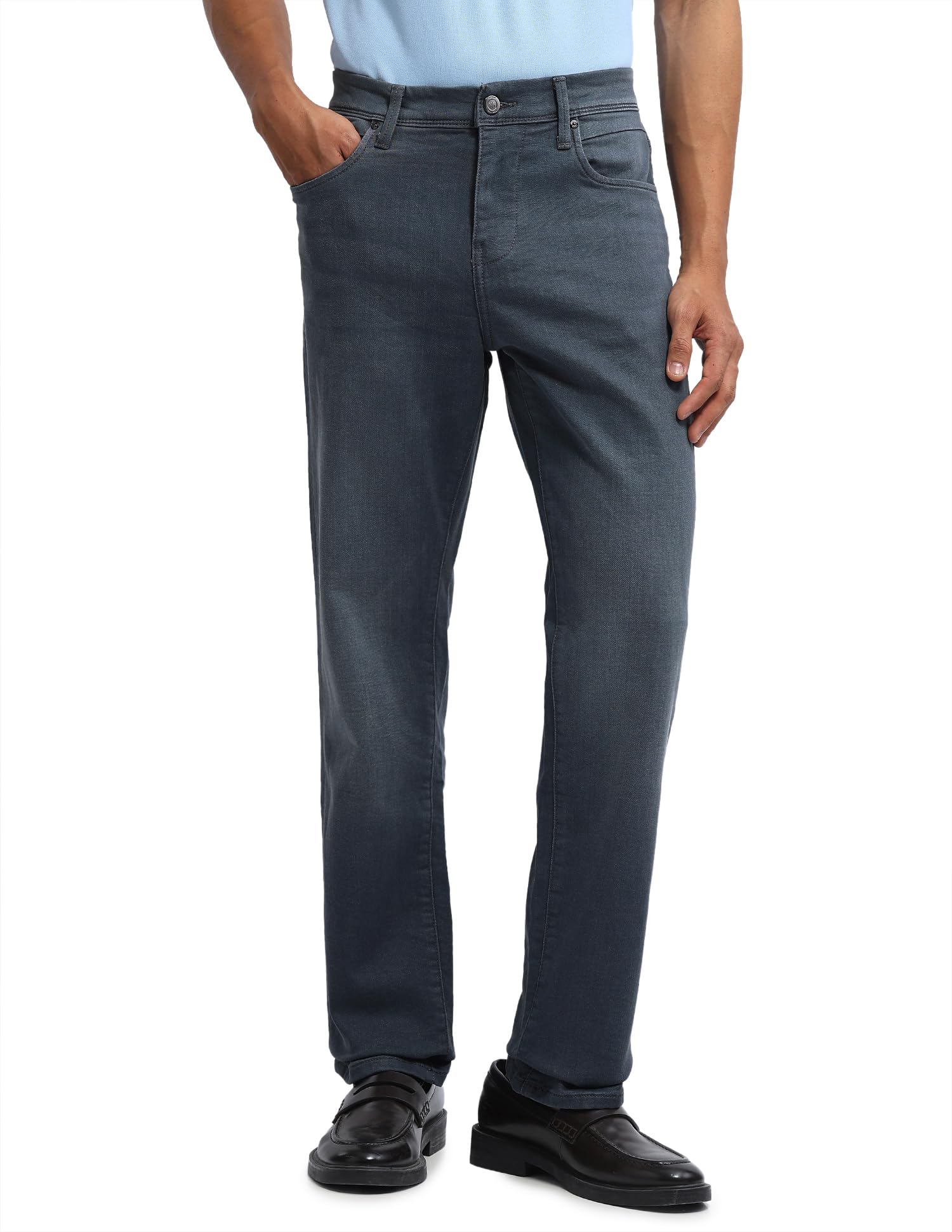 arrow Newyork Men's Bronx Regular Fit Whiskered Jeans-picture-11