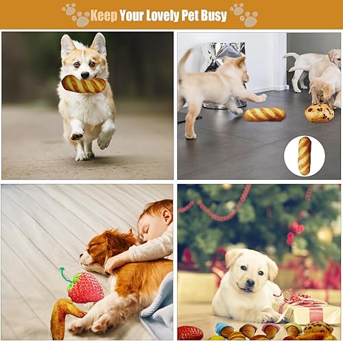 Miniatura 2 de Juguete masticable para perros, juguetes chirriantes de zanahoria para masticadores agresivos y juguetes de látex de dinosaurio para perros, juguete