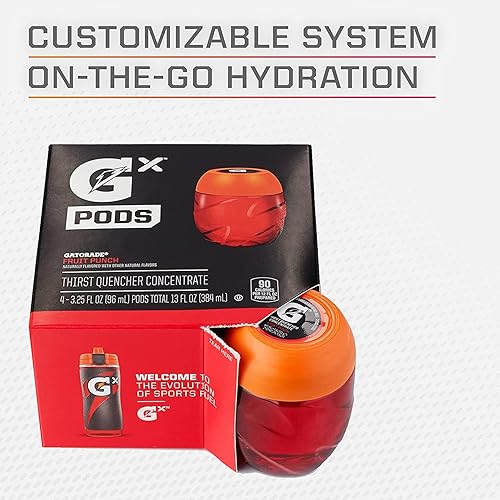 Miniatura 3 de Gatorade Sistema de hidratación Gx botellas antideslizantes Gx Squeeze o cápsulas concentradas de bebidas deportivas Gx