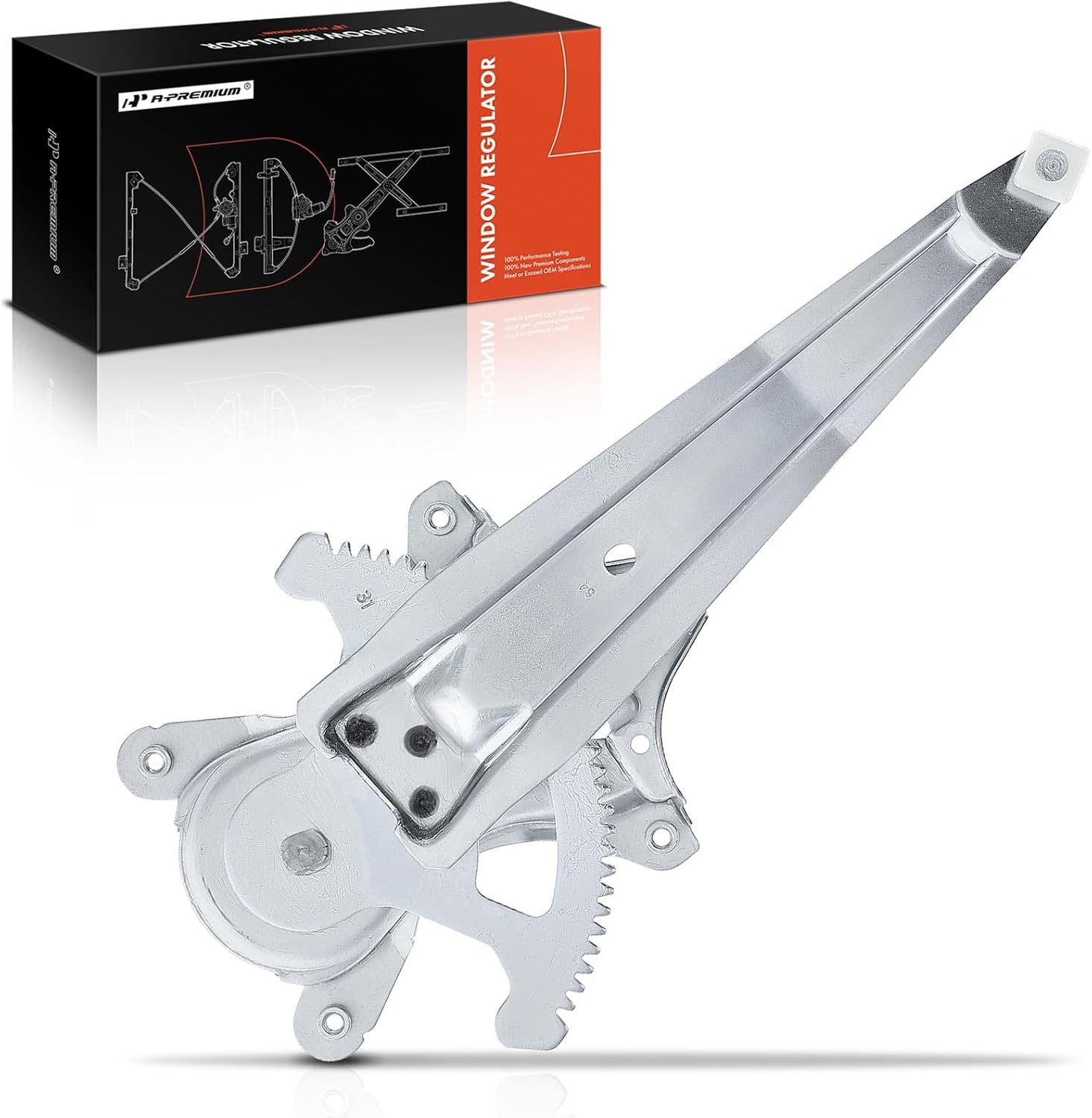 A-Premium Power Window Regulator Rear Driver Side Compatible with Toyota Camry 2018 2019 2020 2021 2022 2023 2024, Without Motor