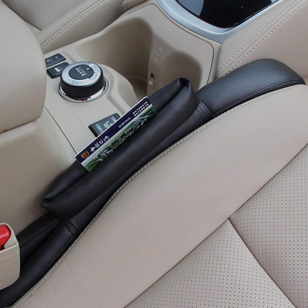 FOWALL Removable Car Seat Gap Catcher Gap Filler Storage Box Organizers with Cup Holder Pack of 1