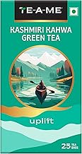 TE-A-ME Kashmiri Kahwa Green Teabags 25 pcs | Green-Tea | Kashmiri Kahwa | Kahwa Kashmiri