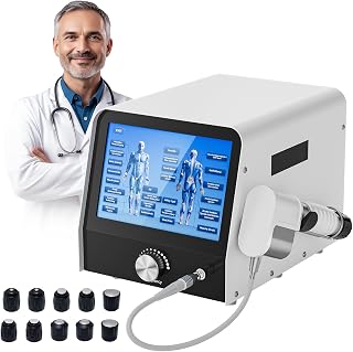 Shockwave Therapy Machine for Muscle and Joint Pain Relief, Extracorporeal Shock Wave Therapy Machine, Stable Energy Output, Safe and Effective for Back, Waist and Leg