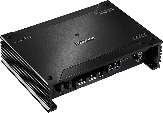 Kenwood X502-1 300W X-Series Class D Mono-Channel Power Amplifier, 4Ω Stable