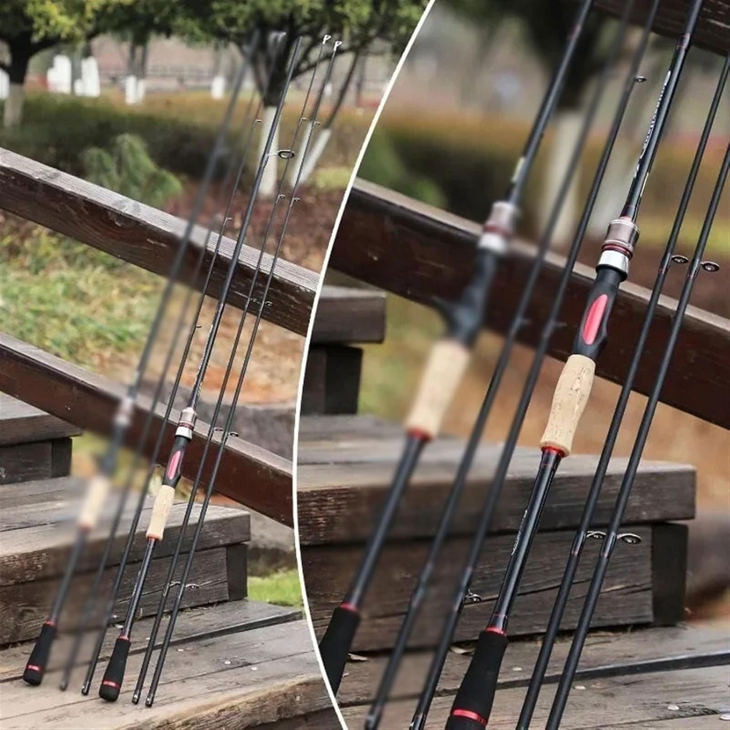 Fishing Rod 1.8-2.1m 2 Sections Casting Jigging Fishing Rod Powerful Titanium Tip Rubber Tail Octopus Boat Rod Fishing Tackle (2..15ft)