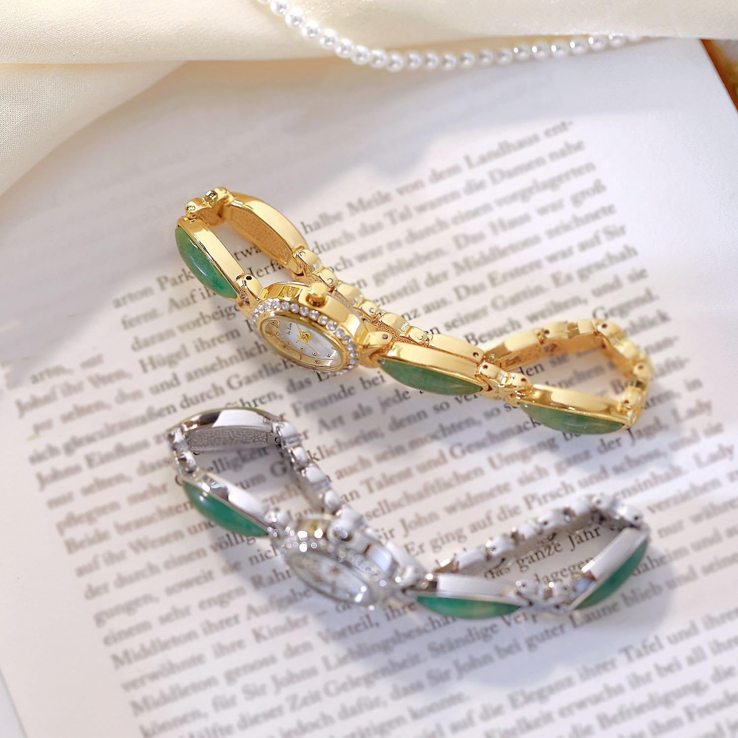 LOREO Elegant Women’s Gold Bracelet Watch Vintage Oval Dial, Waterproof Quartz Movement, Small Face Dress Watch for Ladies - Image 7