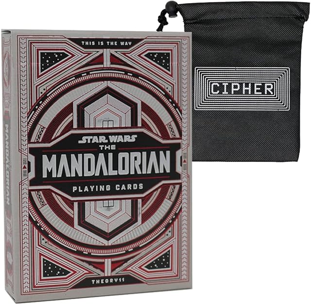 Theory 11 Mandalorianische Spielkarten - Star Wars Kartendeck - inklusive Cascade Card Bag
