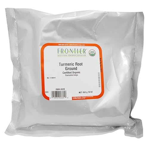 FRONTIER Hierbas Orgánico Molido Turmeric polvo de raíz 16onza