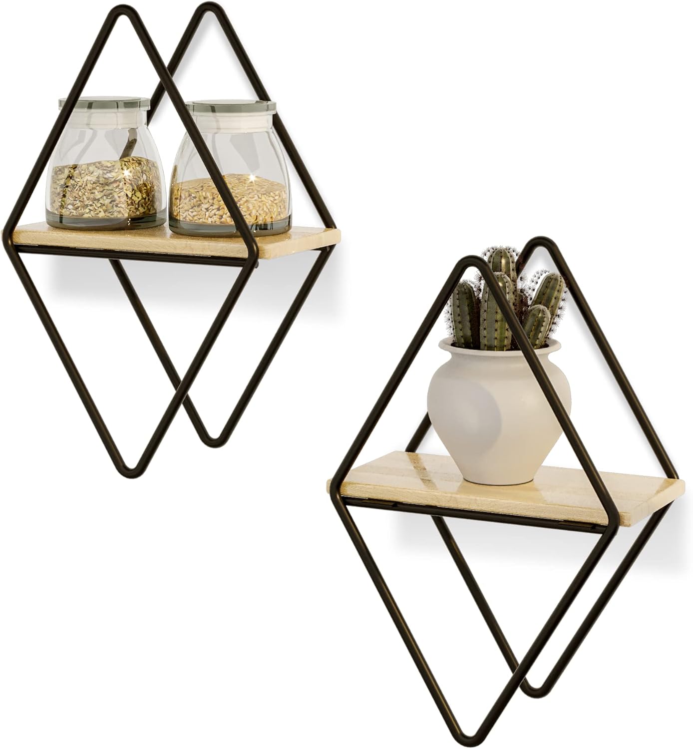 BENOLDY, Prism Mini Luxury Varnished Pine Wood Floating