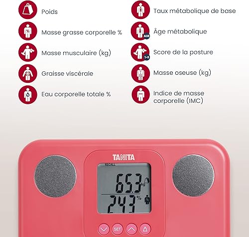 Miniatura 7 de Tanita BC730P InnerScan Monitor de composición corporal rosa