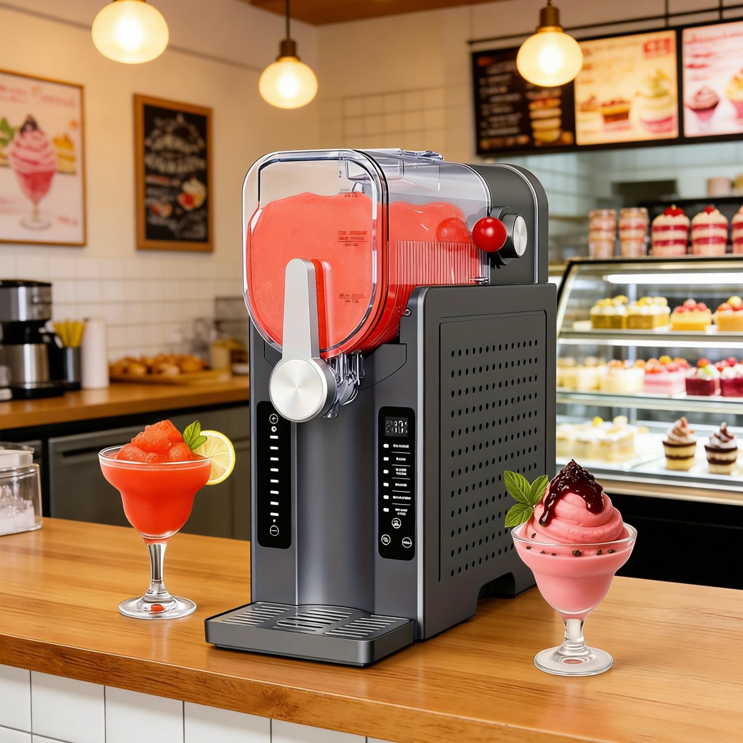 Machine à slushie auto-nettoyante pour un entretien facile sans effort à la maison