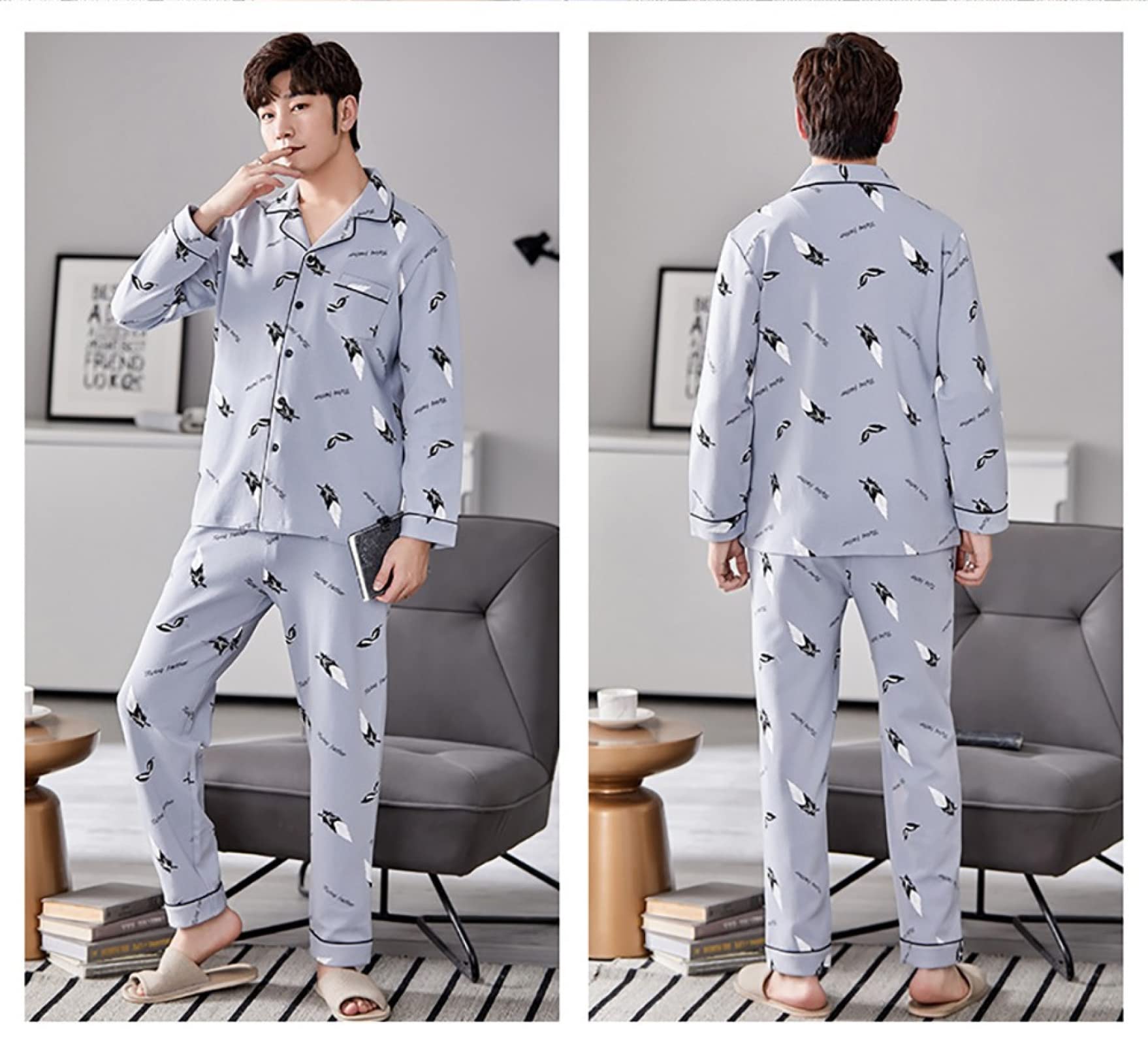 Camicia Da Notte Curvy Estiva Serafino Linclalor Art 74469 Azzurro Lavanda - Foto 9