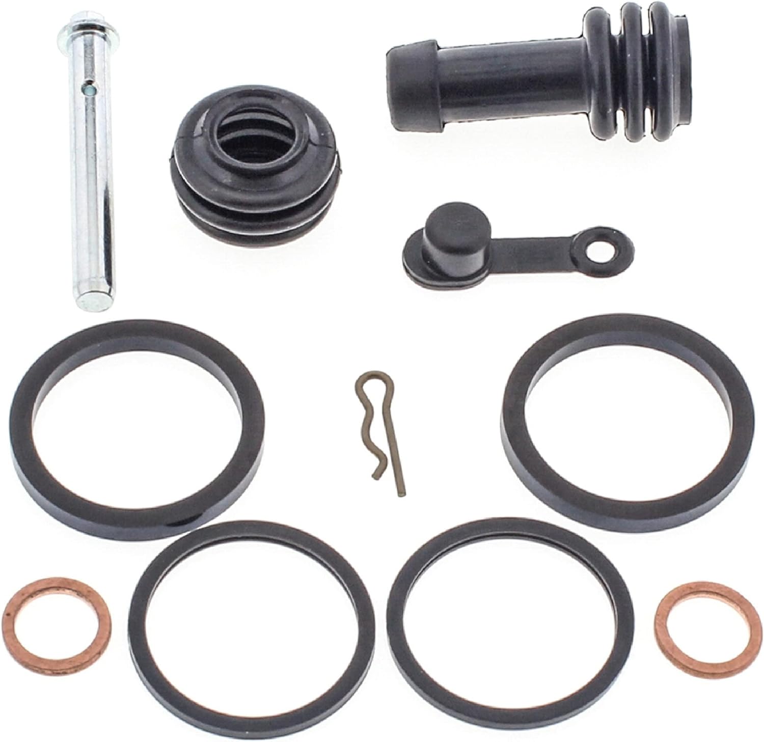 All Balls Racing 18-3037 Caliper Rebuild Kit Compatible with/Replacement For Suzuki DR 650 SE 1990-1995, RM 80 1990-2001, RM 85L 2013-2016, RM85 2002-2022, DR650RS (Euro) 1990-1996