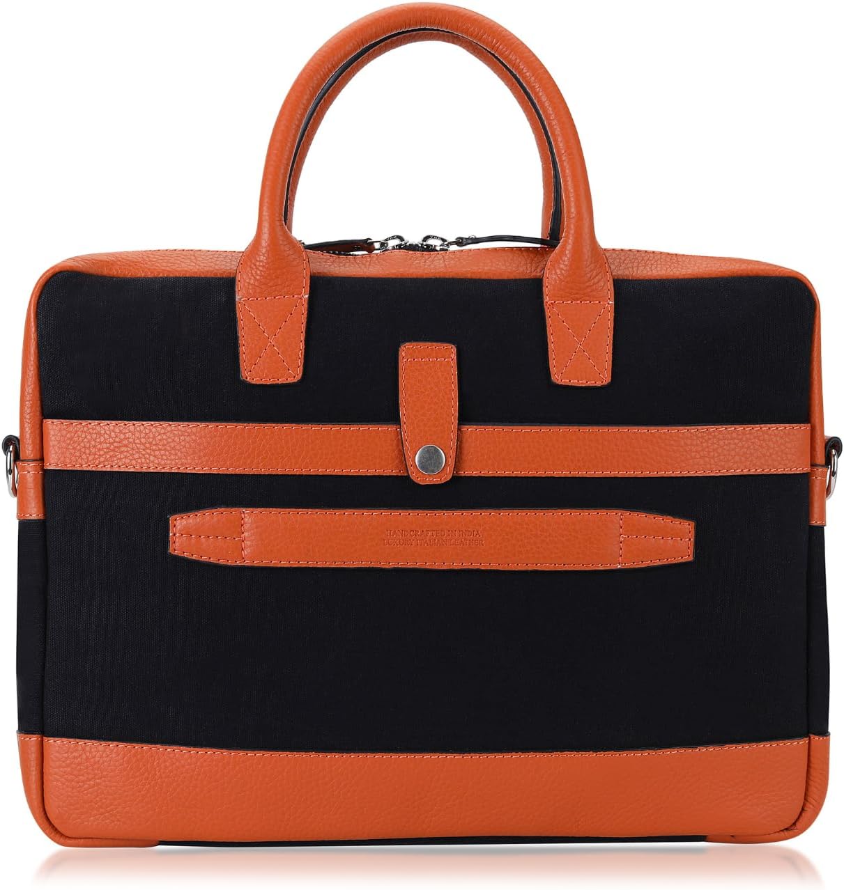 Royal Spade Executive Leather Office Bag for Men – Full Grain Leather Laptop Briefcase with Shoulder Strap, Tan | High-end Design, Limited Edition Bags, Full Grain Leather, Business Design