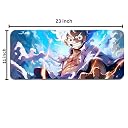 SHANIME NAVAR Anime XL Extended Gaming Mouse Pad | XXL Large Desk Mat 60x30cm for Laptop & PC | Non-Slip Rubber Base, Waterproof, Durable & Smooth Surface | Office, Gaming & Study, asthetic gallery image