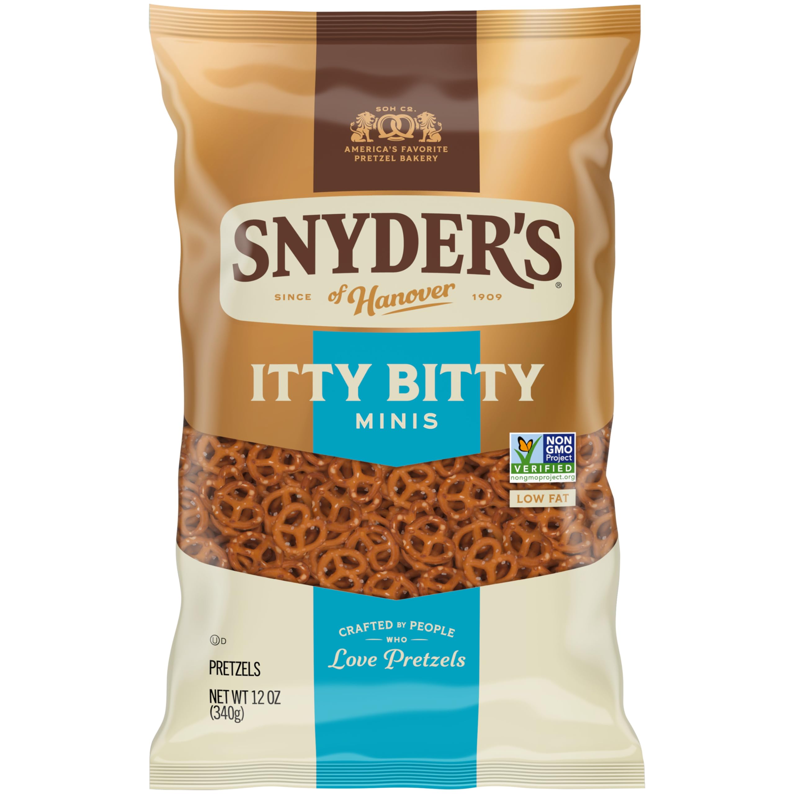 Snyder's of Hanover, Itty Bitty Minis Pretzels, 12 Oz Bag