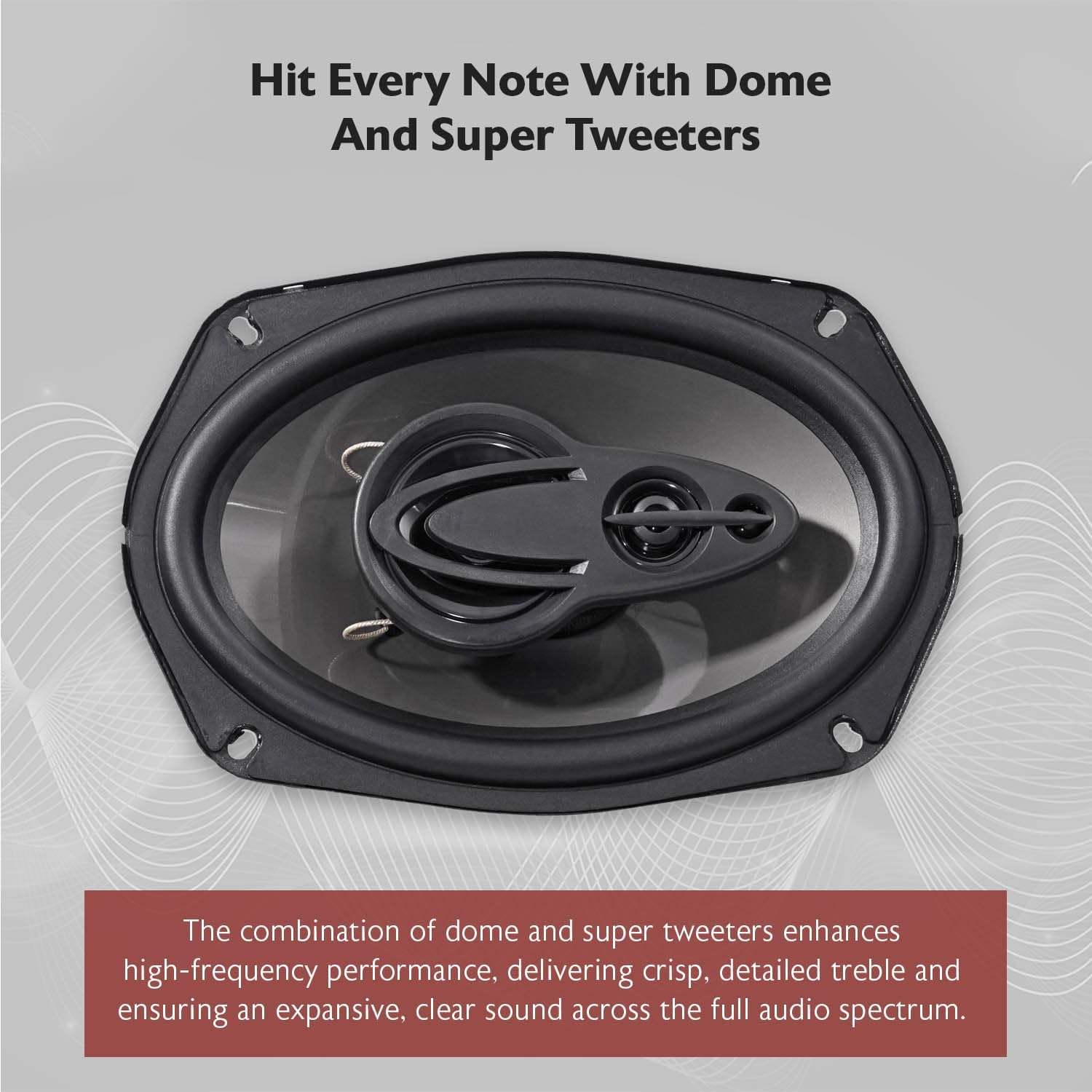Rockville RV69.4A 6x9" 4-Way Car Speakers, 1000W, 4 Ohm, Rich Bass, CEA Rated, Polypropylene Woofer, Butyl Rubber Surround, Perfect for Car Audio - Image 3