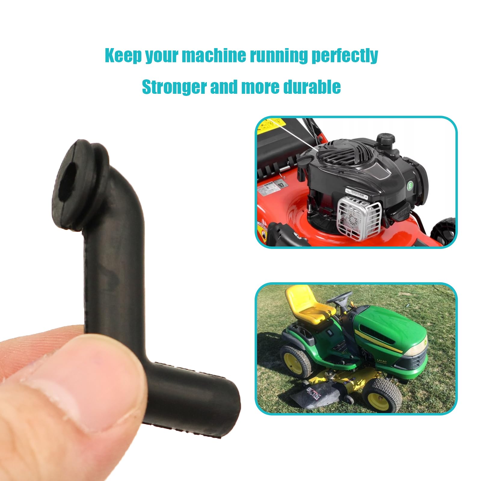 793147 Kraftstoffpumpen-Vakuumschlauch – 4 Stück, Passend Für Briggs & Stratton Motoren & Rasenmäher