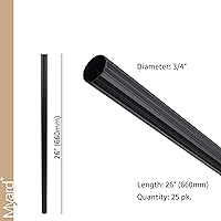 Vista 2 de Myard - Balaustres de aluminio para barandillas de terraza, porche, cerca