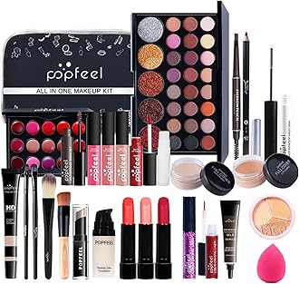 Makeup Set All-in-One Make up Kit Full Gift Set for Women | Professional Multi-purpose Essential Starter Kit Carry Lipstick Lip Gloss Eyeshadow Face Concealer Blush Brush Cosmetic Palette #4