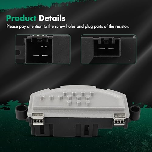 Miniatura 628 de SCITOO Resistencia de motor de ventilador HVAC para 2008-2013 para Chrysler 300/2008-2016 para Town & Country/2008-2010 para Dodge Charger/2008-2018