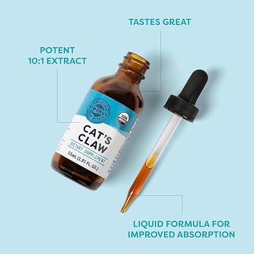 Miniatura 4 de Vimergy Líquido orgánico de garra de gato Proporciona apoyo antioxidante* Beneficia al sistema inmunológico* Orgánico, vegano, sin gluten, sin