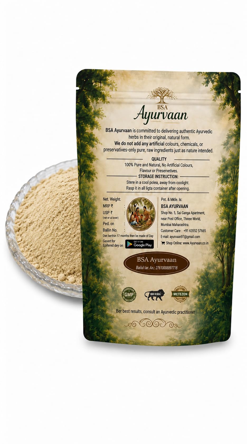 Punarnava Powder for Kidney Rejuvenation | Boerhavia Diffusa Herbal Supplement for Daily Wellness — Amazon image 2