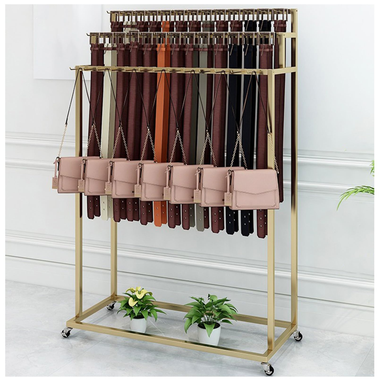 Amazon.co.jp: 床置きベルトハンガー小売店ディスプレイスタンド