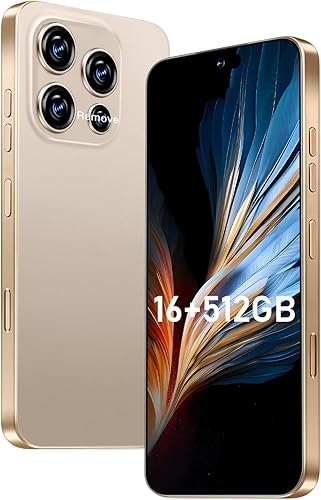 16PROMA X Smartphone Nueva actualización de 16 GB+512 GB6.99 pulgadas, cámara de zoom de 68+108 MP, acabado de vidrio templado, 7000mAh Android 14