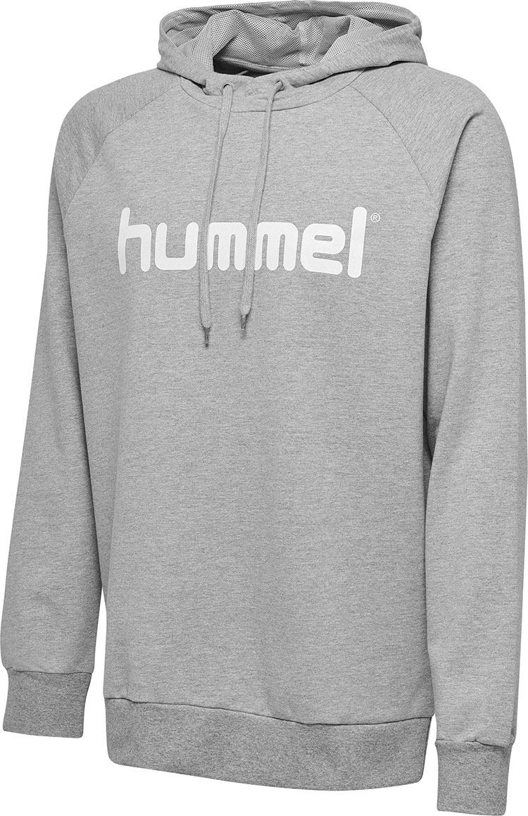 hummel Unisex children's HMLGO cotton hoodie Grey Melange