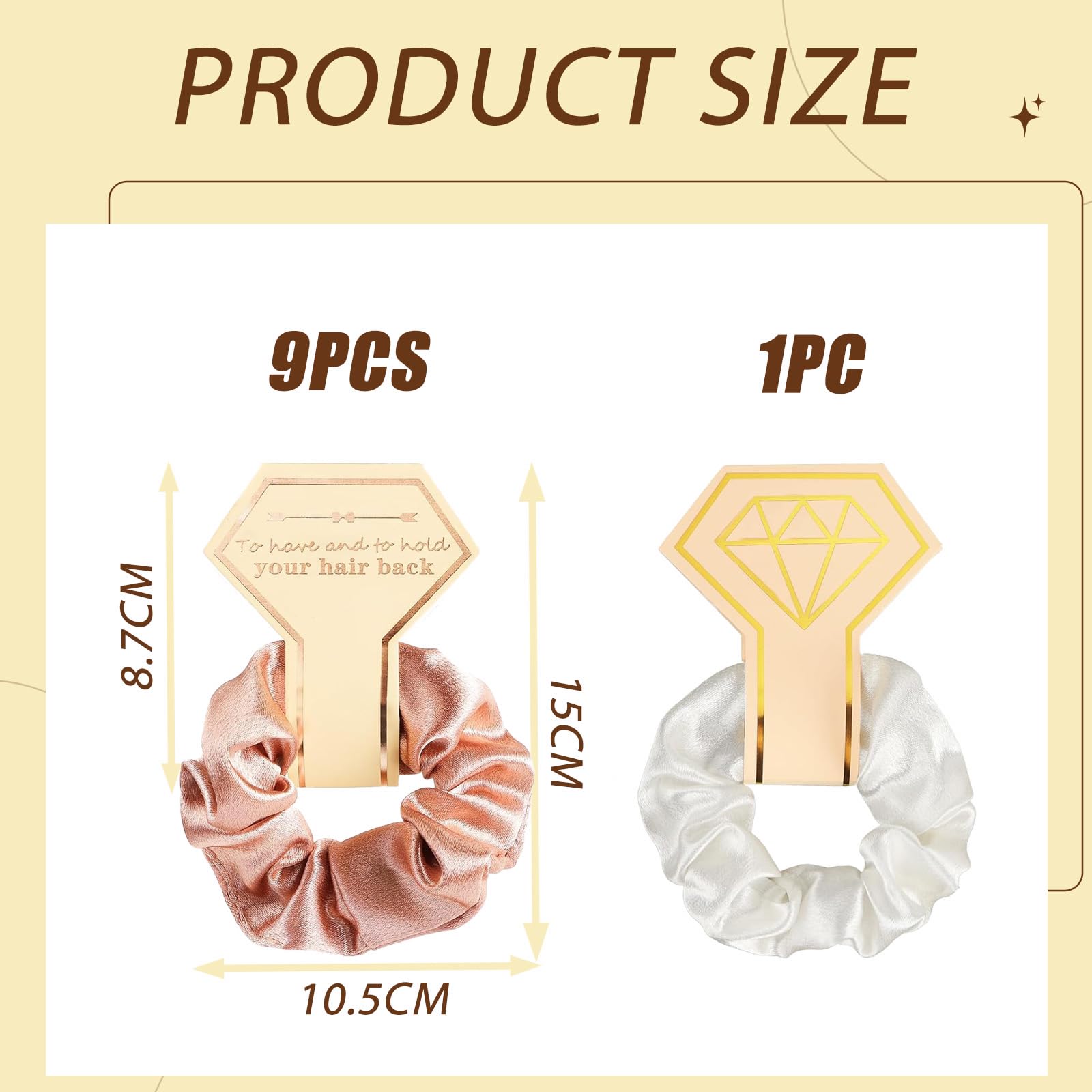 10 PCS Satin Scrunchies - Image 2