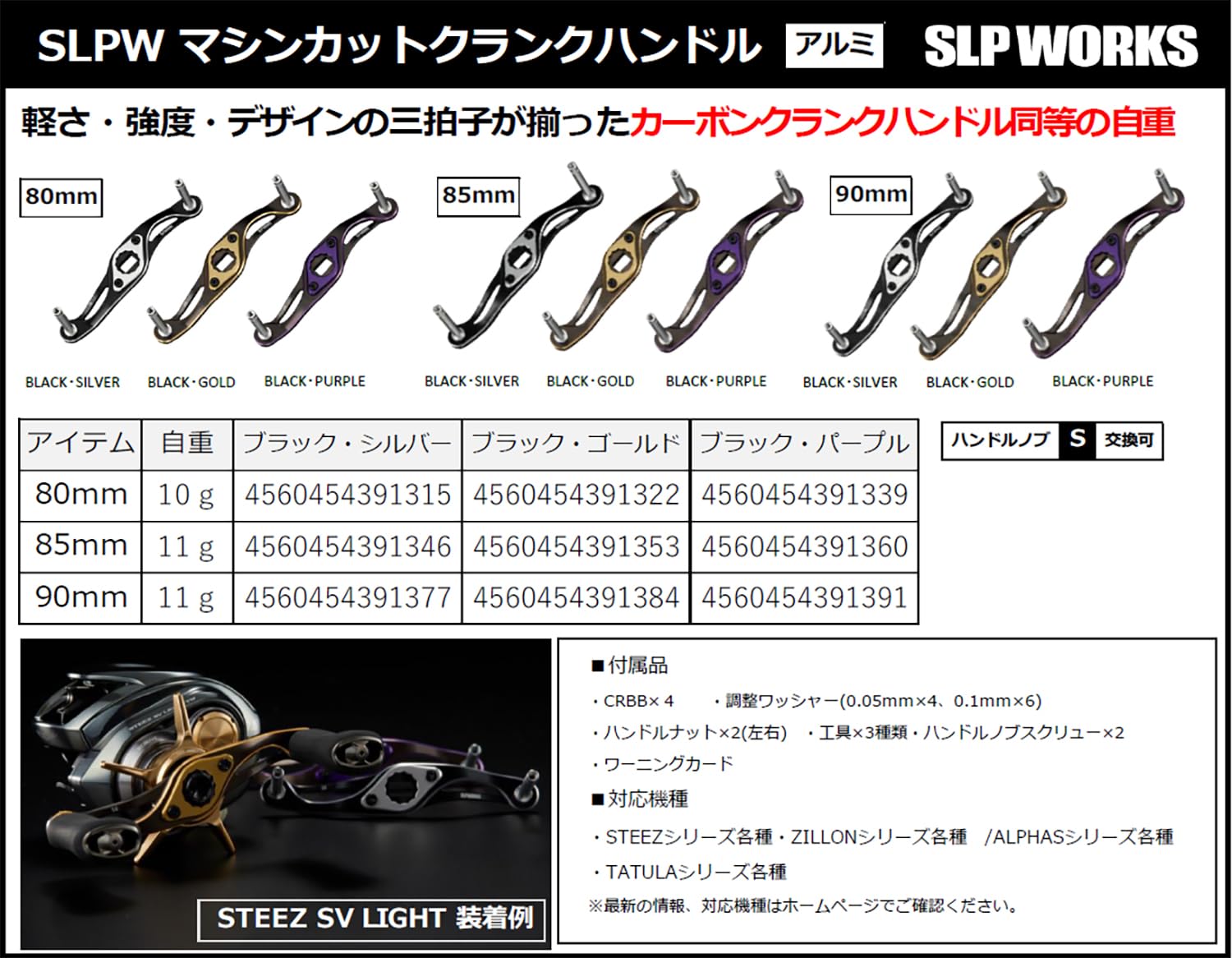 Amazon | ダイワslpワークス(Daiwa Slp Works) SLPW MC CRANK HANDLE