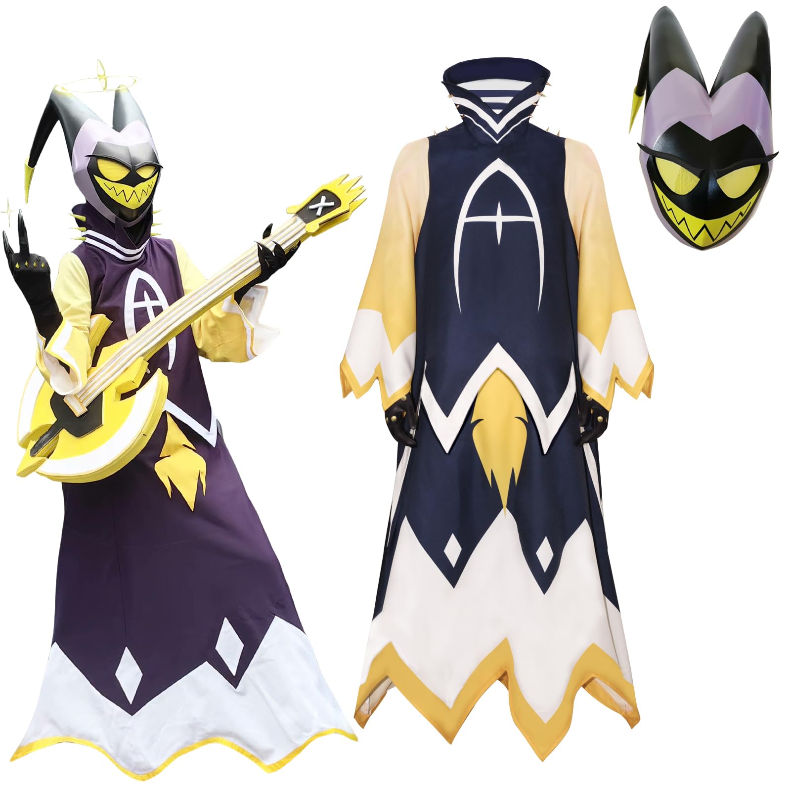 Amazon | ハズビンホテル コスプレ アダム コスプレ衣装 戦闘服 セット