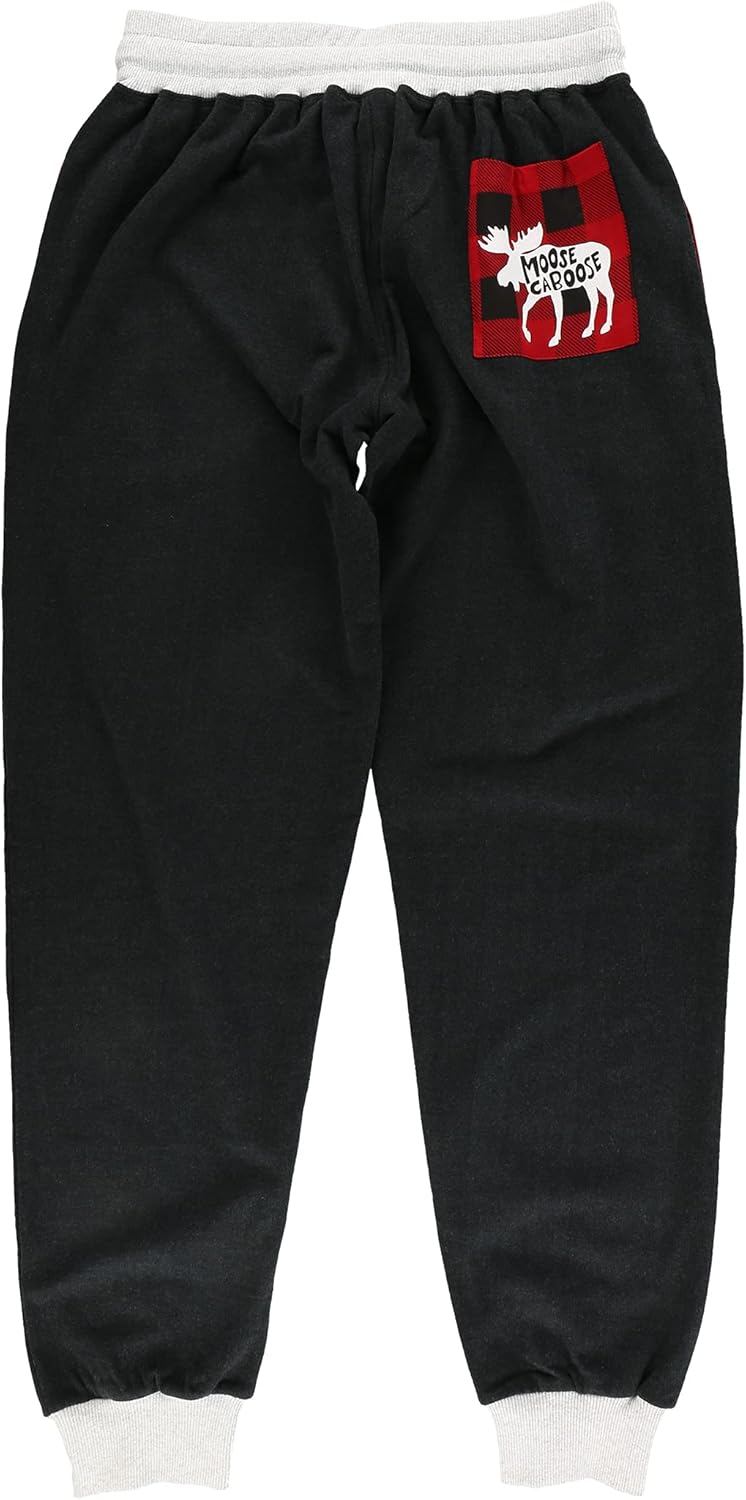 Lazy One Men's Jogger Sweatpants, Cozy, Warm, Pockets - Image 4