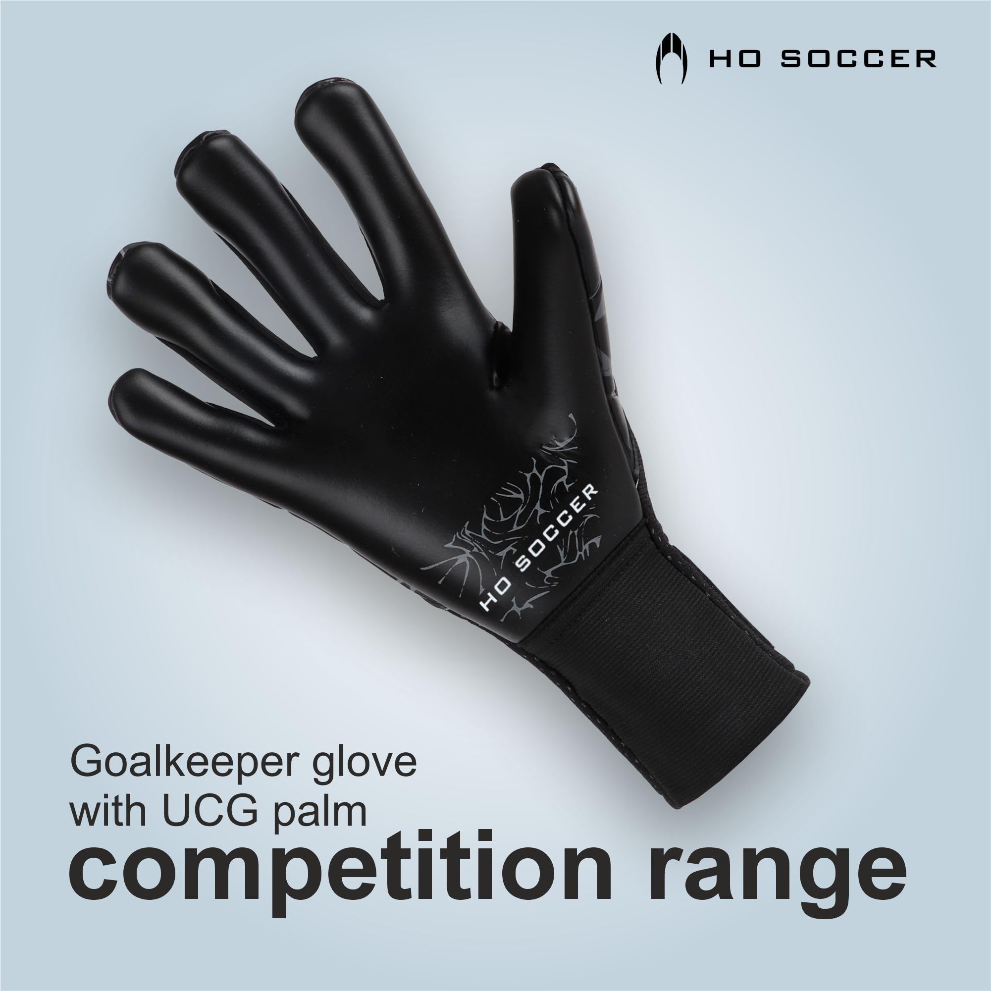 HO Soccer ESKUALO Blackout Guantes de Portero