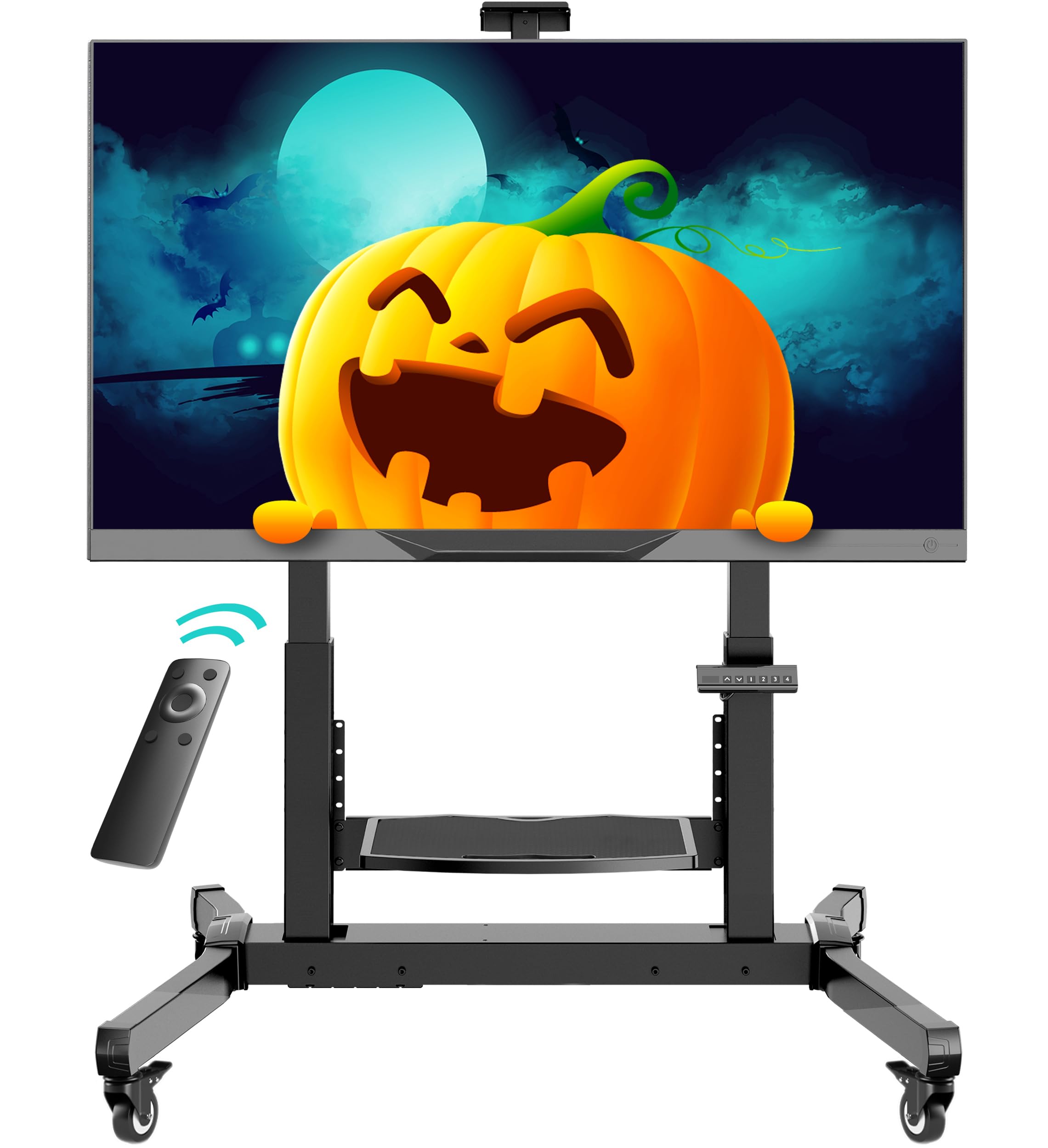 Buy ONKRON Motorized TV Stand with Wheels Mobile TV Stand for 50100