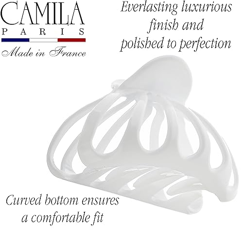 Miniatura 7 de Camila Paris CP3632 - Pinza para el pelo de pulpo francés, pinzas grandes para cabello grueso, pinza de pelo grande para cabello largo, pinzas