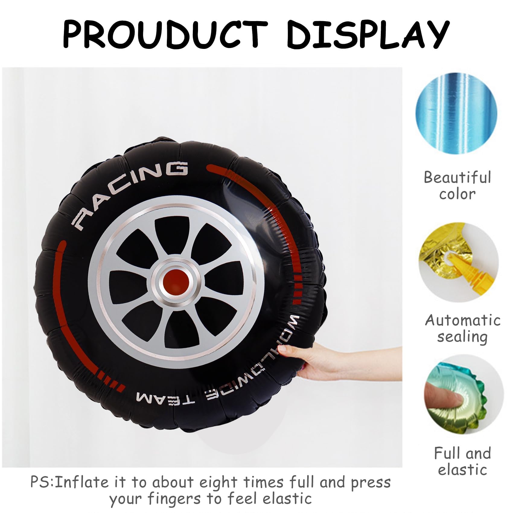 Voiture De Course Thème Anniversaire Décoration Ensembles Joyeux