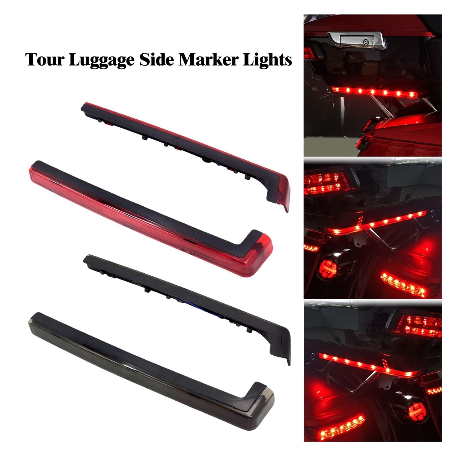 intermitentes led Para Motocicleta, Lámpara De Panel Lateral