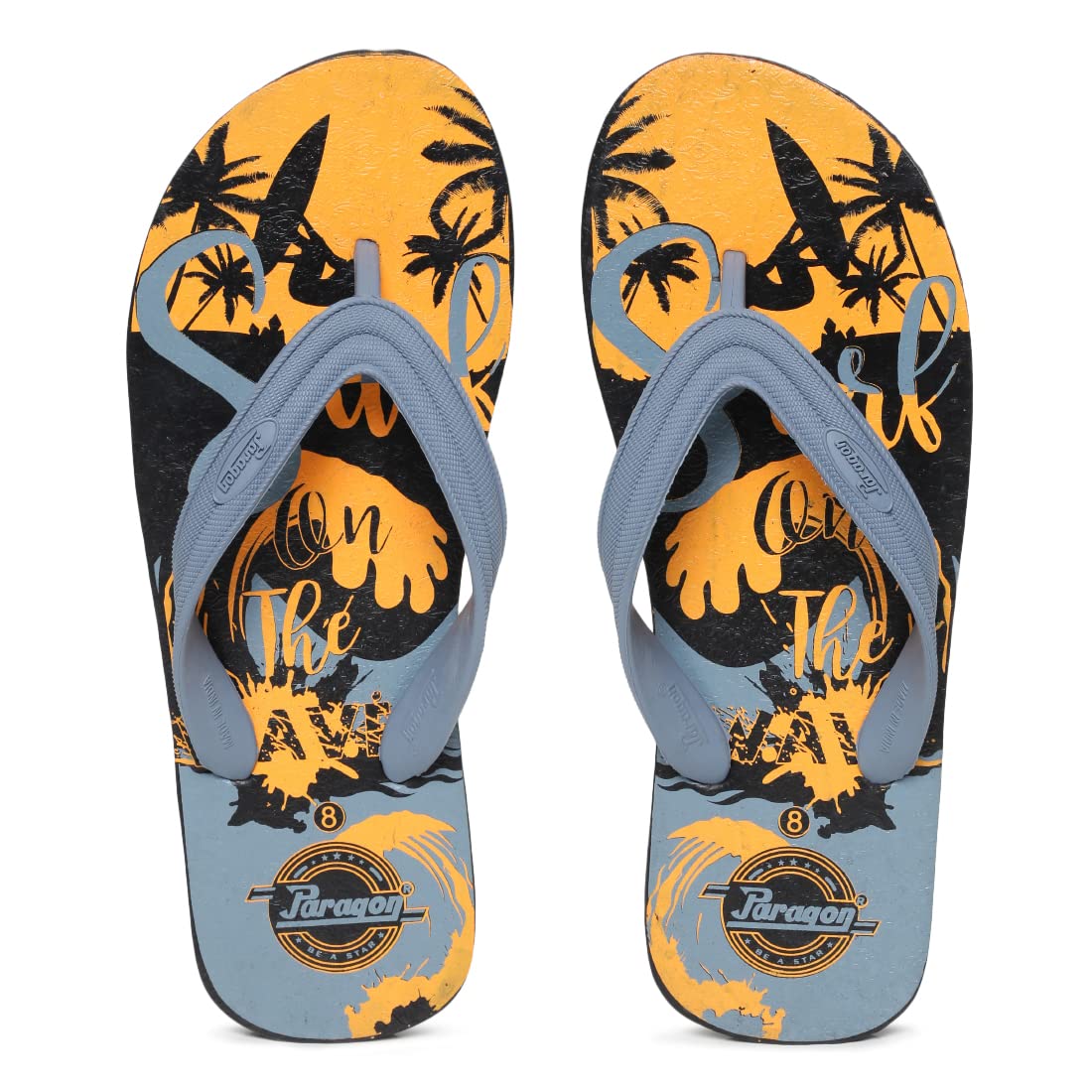 PARAGONHWK3710G Men Stylish Lightweight Flipflops | Casual & Comfortable Waterproof Slippers for Indoor & Outdoor | for Everyday Use