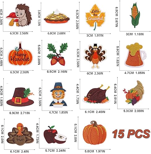 Miniatura 9 de 12 parches para planchar de Halloween, calabaza naranja, bruja para coser en apliques bordados, parches de reparación, accesorios de manualidades,