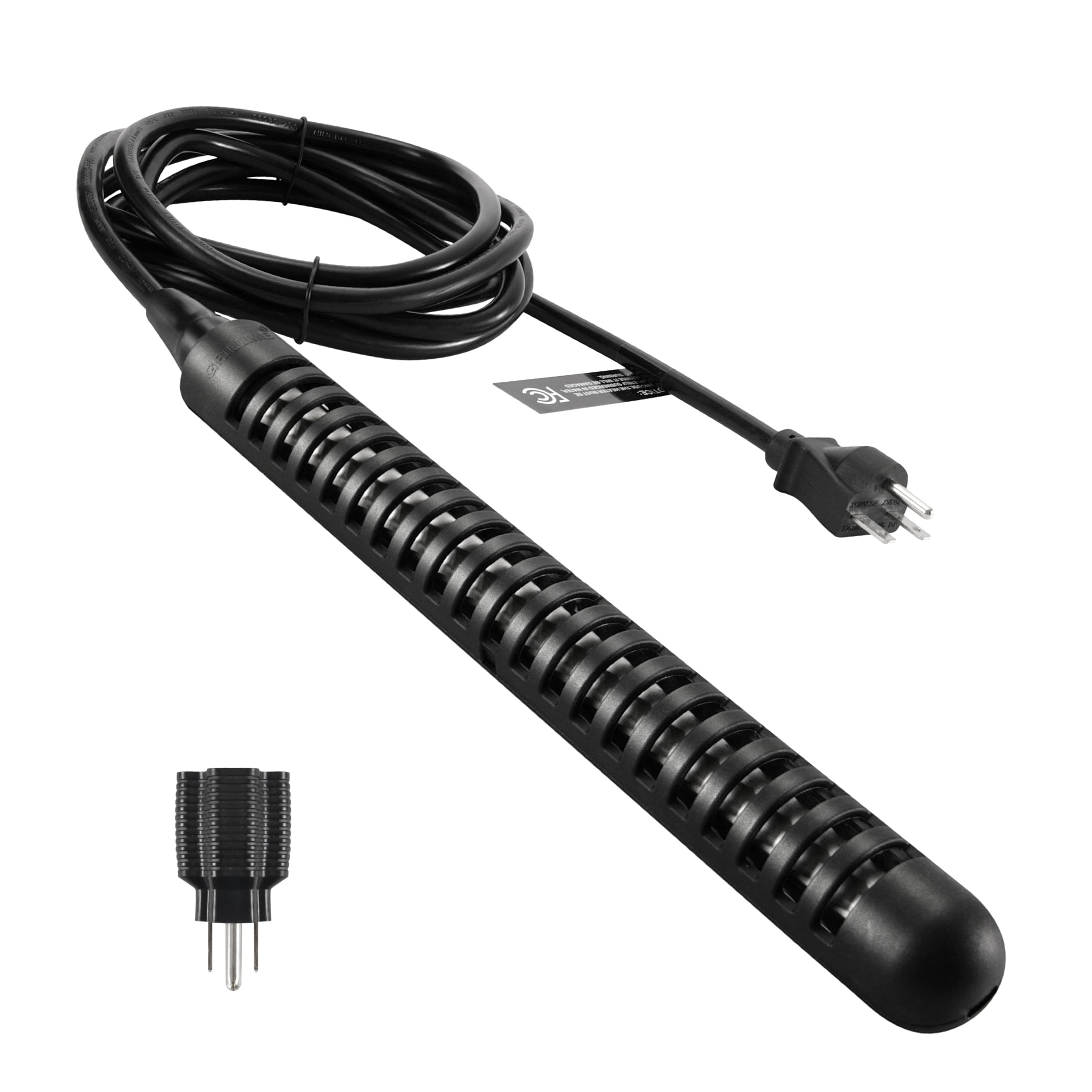 GRILLME 240V 3000W Titanium Immersion Bathtub and Swimming Pool Water Heater,NEMA 6-15P Plug,Fully Submersible Portable Electric Heater,200 Galons