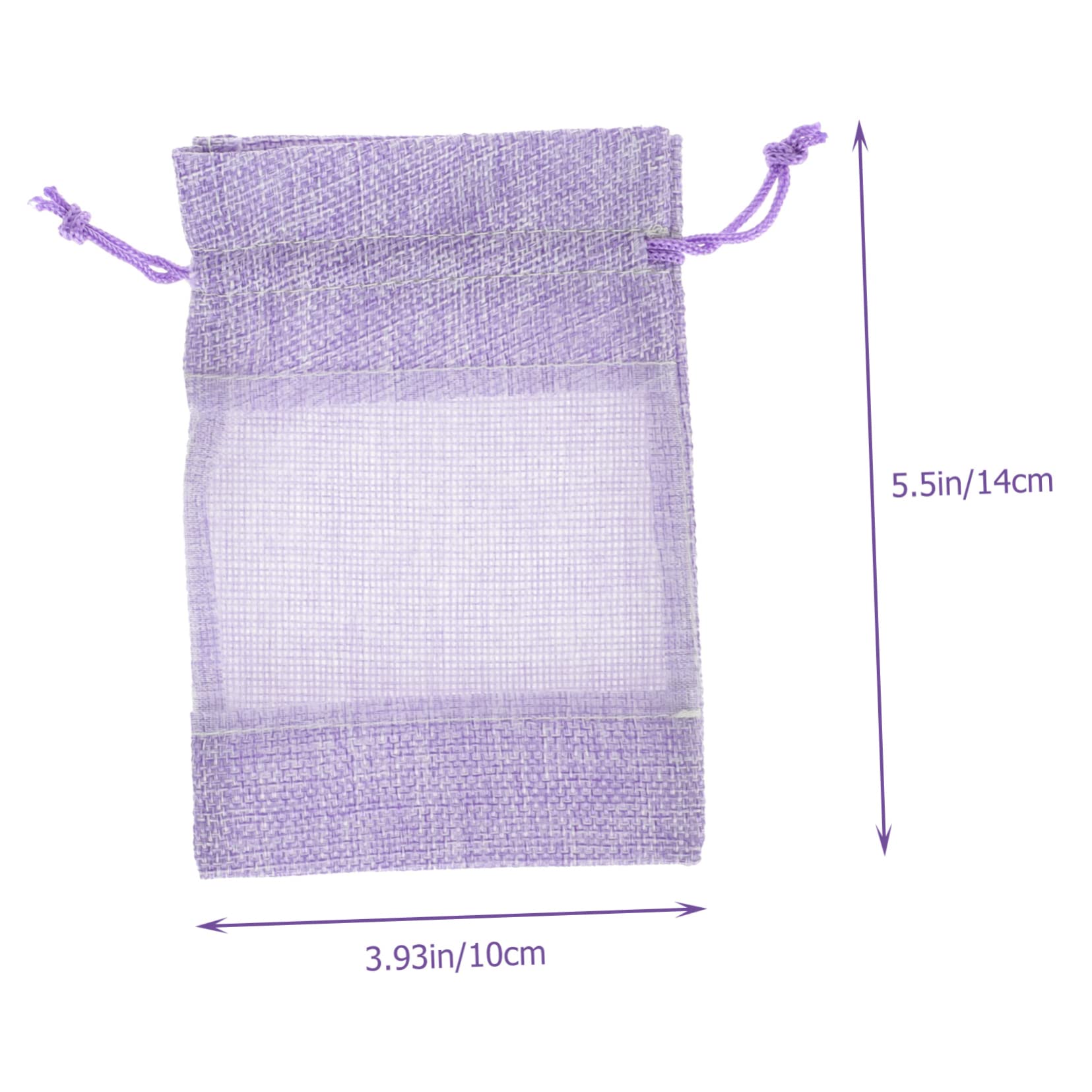 ERINGOGO DIY Scent Bags 10pcs Empty Sachet Bags Drawstrings Ideal for Car Closet Present