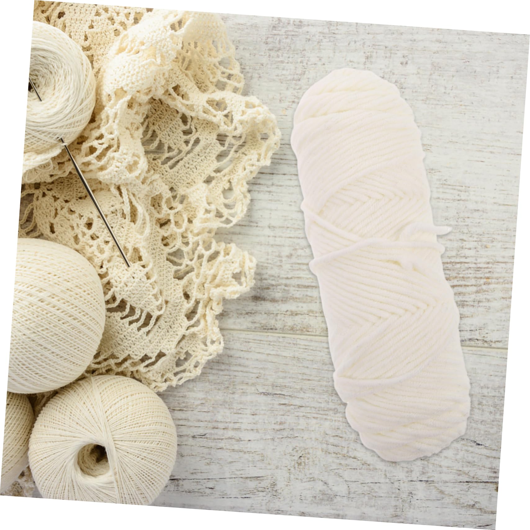 Yarn in Cotone al Latte 8 Capi, 7 Pezzi per Lavori a Maglia