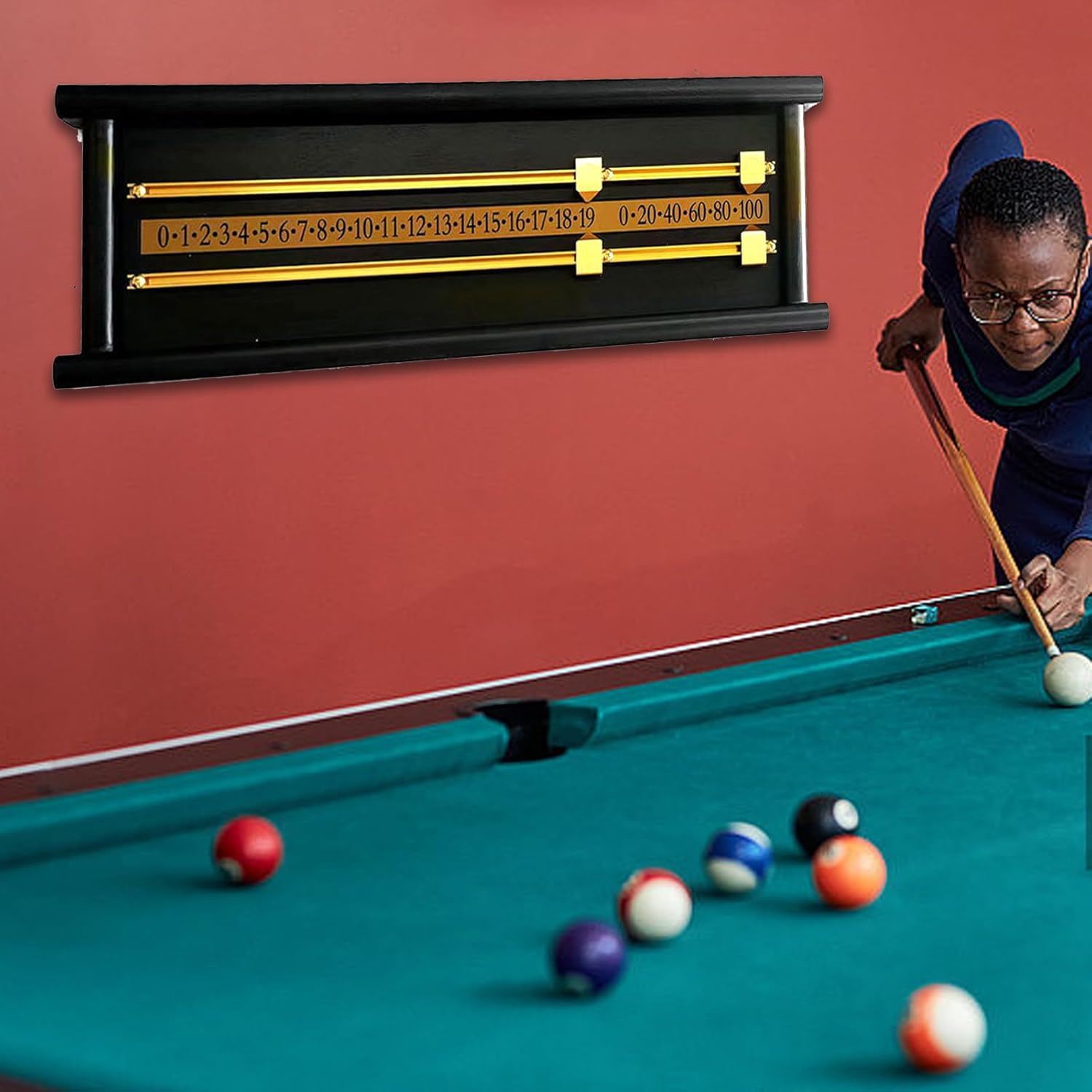Scorer Scoreboards Replacement Wooden Billiard Scoreboards Sport Scoreboards Billiard Scorekeeper Easy to Use