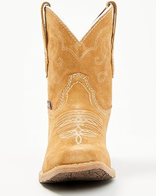Justin Women's Women'S Gypsy Suede Western Booties Square Toe Honey 8 1/2 M US