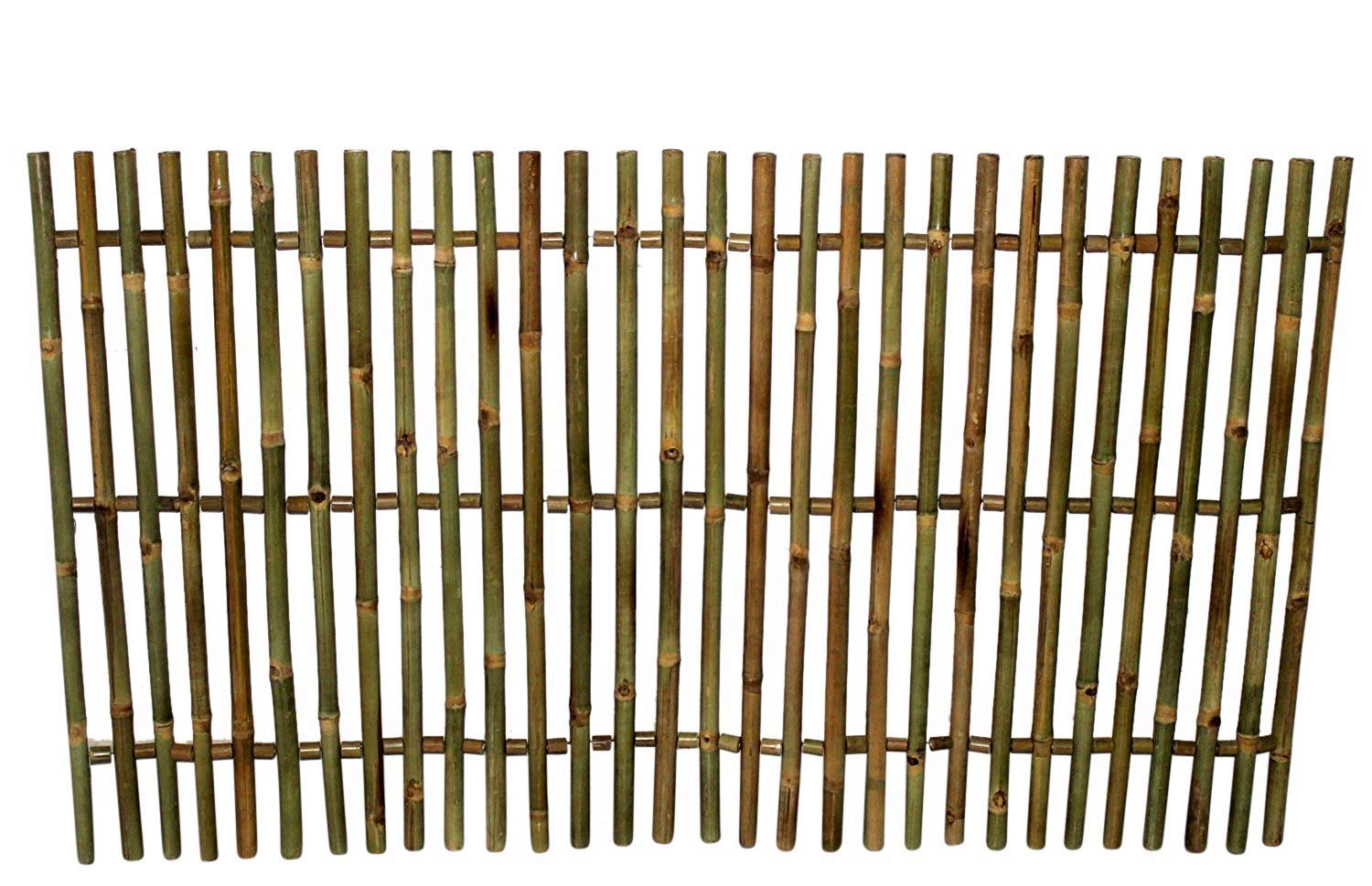 Master Garden Products Bamboo Picket Rolled Fence, Even Top