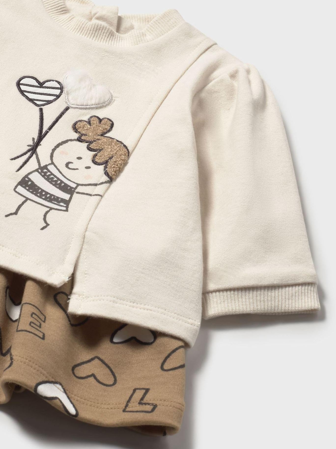 Mayoral Vestito Felpa per Bimba Ceramica 15-02833-058